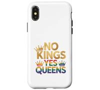 Corona Pride LGBTQ No Kings Yes Queens Custodia per iPhone X/XS