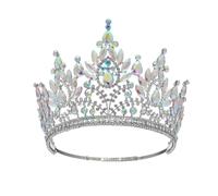 Corona, re corona, tiara, corona per donne, corona principessa, regina reale di cristallo corona per matrimoni per donne strass banchetti di torasi per le facce accessori per capelli in costume