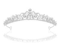 Corona Regina, Corone Sposa, Corona Nuziale, Coronas Cristallo, Coroncina Sposa Matrimonio, Tiara Sposas Matrimonio, Adatto per Matrimoni, Fidanzamenti, Feste di Compleanno, Balli/A
