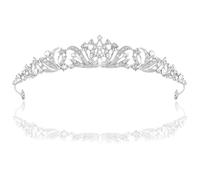 Corona Regina, Corone Sposa, Corona Nuziale, Coronas Cristallo, Coroncina Sposa Matrimonio, Tiara Sposas Matrimonio, Adatto per Matrimoni, Fidanzamenti, Feste di Compleanno, Balli/B