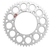 Renthal 123u-520 Ultralight Grooved Rear Sprocket Argento 50t