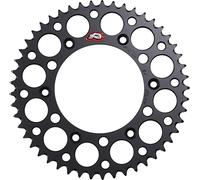 Renthal 154u-520 Ultralight Grooved Rear Sprocket Nero 49t