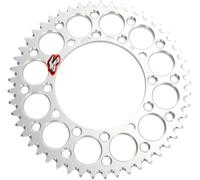 Renthal 191u-420 Ultralight Grooved Rear Sprocket Argento 49t