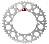 Renthal 216u-520 Ultralight Grooved Rear Sprocket Argento 48t