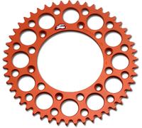 Renthal 224u-520 Ultralight Grooved Rear Sprocket Rosso 49t