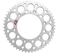 Renthal 224u-520 Ultralight Grooved Rear Sprocket Argento 50t