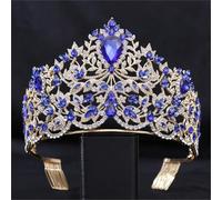 Corona replica di Miss Universo da donna, diadema con strass ispirato al potere da donna, diadema con strass ispirato al potere dell'unità per reginette o principesse di concorso di bellezza