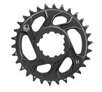 Corona X-Sync 2 Eagle 38T in Alluminio, Montaggio Diretto con Offset 6 mm, Nero