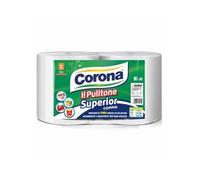 CORONA ROTOLONI CARTA IL PULITONE SUPER 383 STRAPPI COPPIA 2 BOBINE