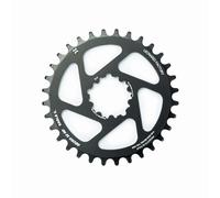 CORONA ROTONDA GECKO LEONARDI RACING SRAM BB30 28 DENTI NERO OFFSET 0 CICLISMO