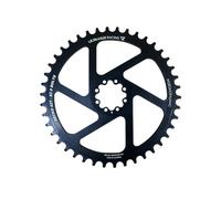 CORONA ROTONDA GECKO SRAM 8 VITI 42 DENTI NERO LEONARDI RACING BICICLETTA MTB
