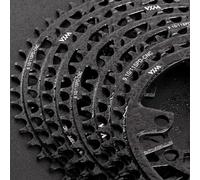 Corona singola 110BCD per bici da strada, 4 bulloni, opzioni multiple di denti per compatibilità con velocità (44T)