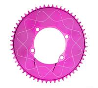 Corona singola chiusa per bici da strada BCD110 mm, 4 bulloni, offset da 3 mm con profilo a denti stretti e larghi, materiale in lega di alluminio (58T)