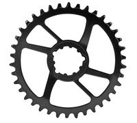 Corona singola Narrow-Wide a montaggio diretto con offset di 3 mm per, corona in acciaio per bicicletta, corona nera compatibile con la trasmissione delle mountain bike (morso)