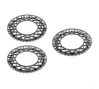 Corona singola per mountain bike, in lega di alluminio, protezione protettiva per cambio a 104BCD 34T/36T/38T irregolare a punta con denti migliorati (38T)