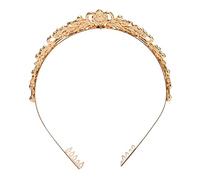 Corona sposa d'oro alla mo bellissima corona di nozze scintillanti per feste