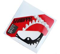 Corona stretta e larga 104BCD 30T38T ruota singola per bici compatibile con catene a 8 11 velocità, lega di alluminio leggera trattata per una maggiore durata (nero 32T)