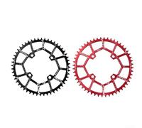 Corona stretta larga 104BCD in lega di alluminio CNC per una migliore efficienza ciclistica (48T nero)