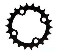 CORONA SUNRACE 32 DENTI 2X11V BCD 104MM 4 FORI ALLUMINIO MTB NERO SHIMANO
