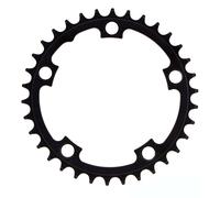 CORONA SUNRACE 34 DENTI 11V BCD 110 MM 5 FORI NERO TONDA ALLUMINIO ROAD CICLISMO