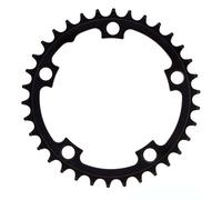 CORONA SUNRACE 39 DENTI 130mm 5 FORI NERO ALLUMINIO 2X11V STRADALE