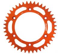 Corona Supersprox Alluminio Arancione 42 D Moto Motore Ricambi Ciclomotore