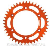 Corona Supersprox Alluminio Arancione 42 D Moto Motore Ricambi Ciclomotore