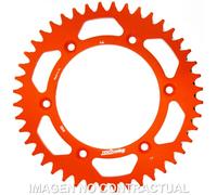 Supersprox Aluminium 44d Ral990x44org Rear Sprocket Arancione 44t