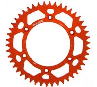 Corona Supersprox Alluminio Arancione 46 D Moto Motore Ricambi Ciclomotore