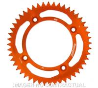 Supersprox Aluminium 48d Ral898x48org Rear Sprocket Arancione 48t