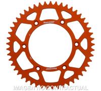 Corona Supersprox Alluminio Arancione 49 D Moto Motore Ricambi Motorino