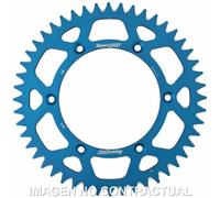 Corona Supersprox Alluminio Azzurro 48 D Moto Ricambi Ciclomotore Accessori