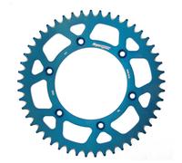 Supersprox Aluminium Ral990x46blu Rear Sprocket Argento 46t