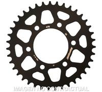 Supersprox Aluminium Kawasaki 520x39 Ral478x39blk Rear Sprocket Argento 39t