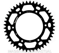 Supersprox Aluminium Ktm 520x47 Ral990x47blk Rear Sprocket Argento 47t