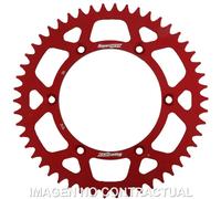 Supersprox Aluminium 50d Ral1512x50red Rear Sprocket Rosso 50t