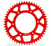 Corona Supersprox Alluminio Rossa 52 D Moto Motore Ricambi Ciclomotore Accessori