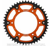 Supersprox Stealth 47d Rst990x47org Rear Sprocket Arancione 47t