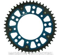 Supersprox Stealth 46d Rst2452x46blu Rear Sprocket Argento 46t