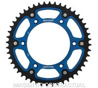 Corona Supersprox Stealth Azzurro 47 D per Moto Ricambi/Accessori