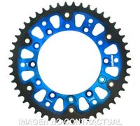 Supersprox Stealth 48d Rst2452x48blu Rear Sprocket Argento 48t