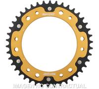 Corona Supersprox Stealth Gold 42 D Moto Motore Ricambi Ciclomotore Accessori,