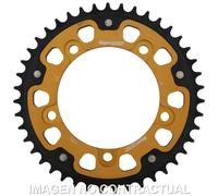 Corona Supersprox Stealth Gold 43 D Per Moto Ricambi Accessori Parti