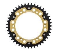 Corona Supersprox Stealth Gold 43 D per Moto Ricambi Accessori Pezzi