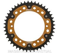 Corona Supersprox Stealth Gold 44 D Per Moto Ricambi Accessori Parti