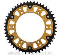 Corona Supersprox Stealth Gold 48 D per Moto Ricambi Accessori Pezzi