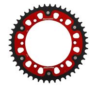 Corona Supersprox Stealth Rossa 45 D per Moto Ricambi Accessori Parti