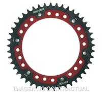 Corona Supersprox Stealth Rossa 45 D per Moto Ricambi e Accessori