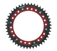 Corona Supersprox Stealth Rossa 45 D per Moto Ricambi Accessori Ricambi