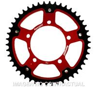 Corona Supersprox Stealth Rossa 46 D per Moto Ricambi e Accessori